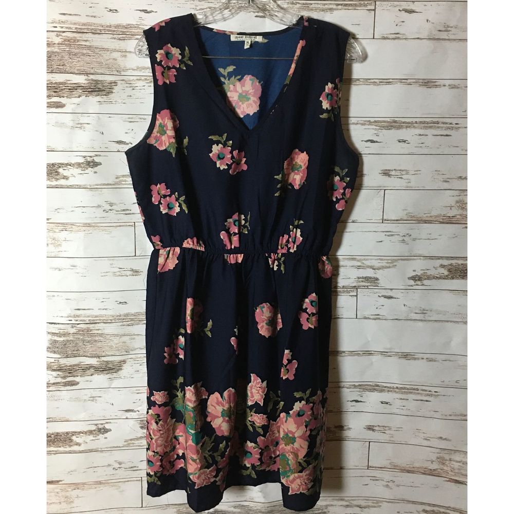 Speed Control Floral Print Dress, Sz XL